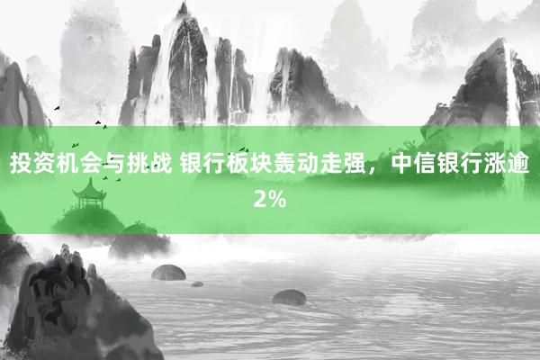 投资机会与挑战 银行板块轰动走强，中信银行涨逾2%